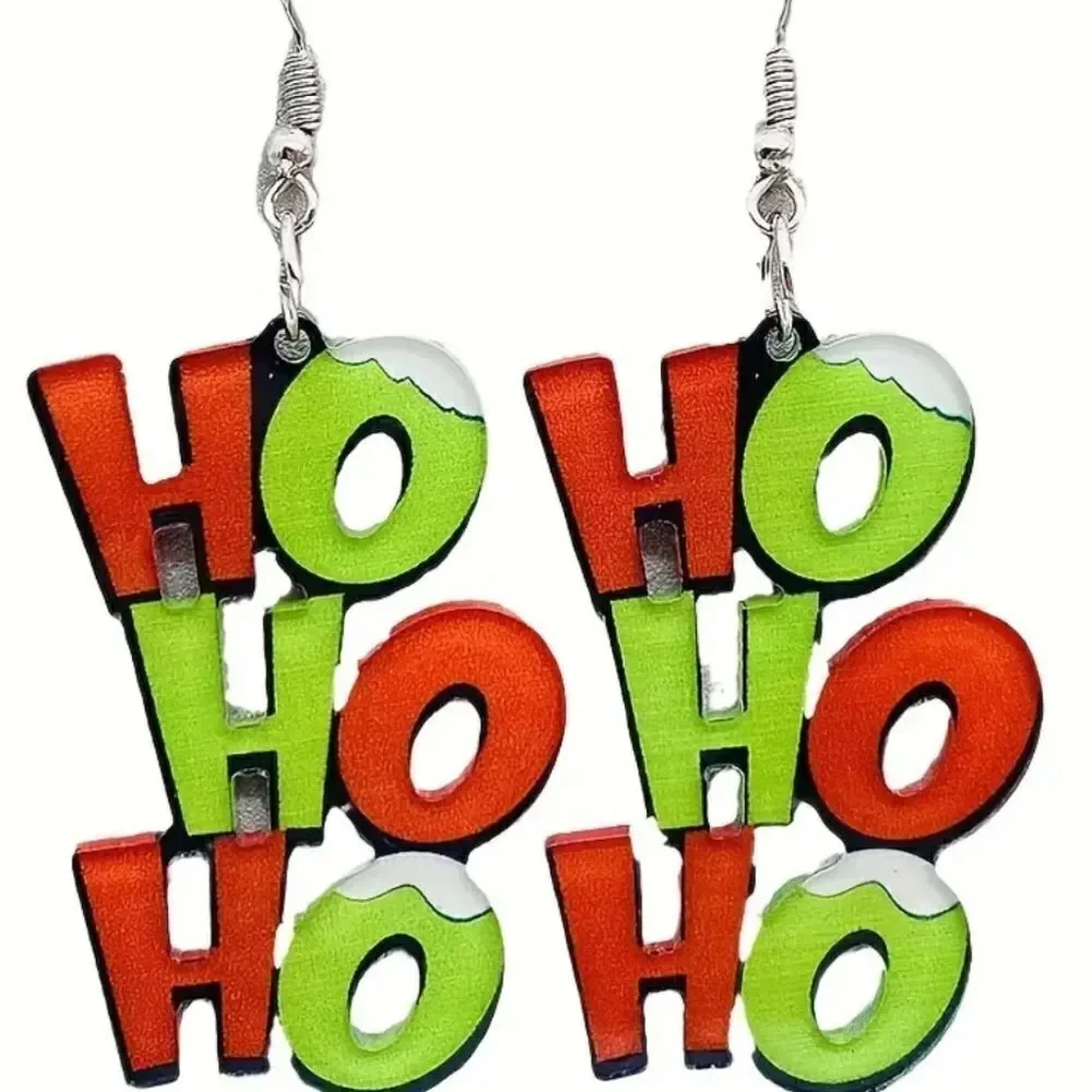 Christmas HO HO Earrings